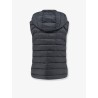 Sleeveless recycled nylon down jacket