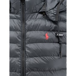 Sleeveless recycled nylon down jacket