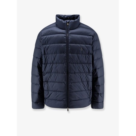 Packable recycled material down jacket
