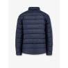 Packable recycled material down jacket