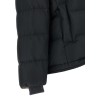 Down jacket with knit and jewel details
