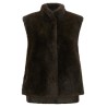 Faux fur vest