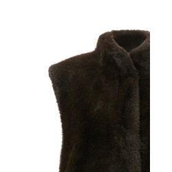 Faux fur vest