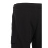 'Diagonal Raised Fleece' pants with Lens detail