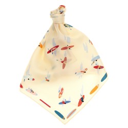 'En Attendant la Vague' scarf