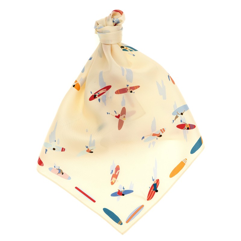 'En Attendant la Vague' scarf