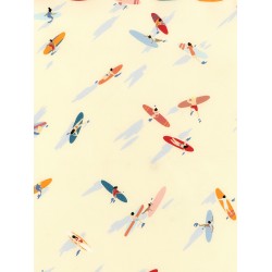 'En Attendant la Vague' scarf