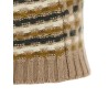 Shetland acquard knit vest
