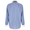 Animal print collar shirt