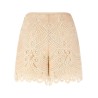 Macramé embroidery shorts