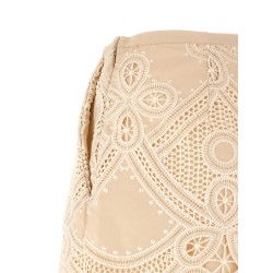 Macramé embroidery shorts