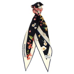 'Primavera' print diamond scarf