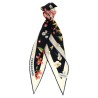 'Primavera' print diamond scarf