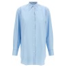 Poplin shirt with pleats