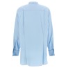 Poplin shirt with pleats
