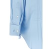 Poplin shirt with pleats