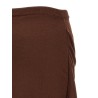 Button asymmetrical skirt
