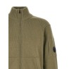 'Lambswool GRS' cardigan with Lens detail
