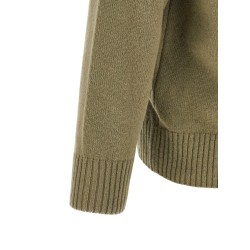 'Lambswool GRS' cardigan with Lens detail
