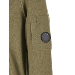 'Lambswool GRS' cardigan with Lens detail
