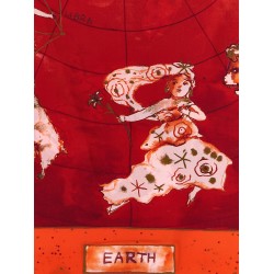 'Zodiac Flag' scarf