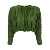 Short top with ripples
