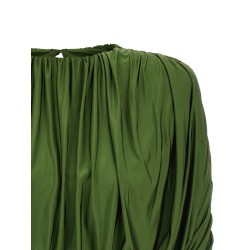 Short top with ripples