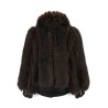 Jacket with fur inserts