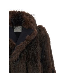 Jacket with fur inserts