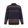 'Isles' cardigan with intarsia