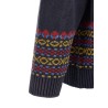 'Isles' cardigan with intarsia