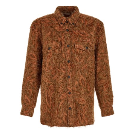 Shaggy fringed shirt