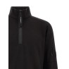 'Diagonal Raised Fleece ' sweatshirt and Lens detail