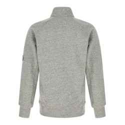 'Diagonal Raised Fleece ' sweatshirt and Lens detail