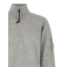 'Diagonal Raised Fleece ' sweatshirt and Lens detail