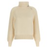 High neck sweater with zip