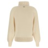 High neck sweater with zip
