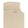 High neck sweater with zip