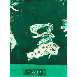 'Zodiac Flag' scarf