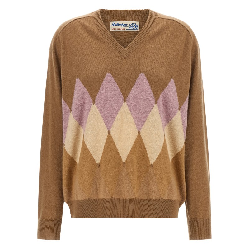 Argyle intarsia 'New Diamond' sweater