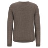Sweater with rolled neckline