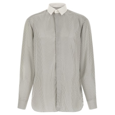 Shirt with contrast collar