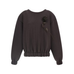 Removable Flower application sweatshirt