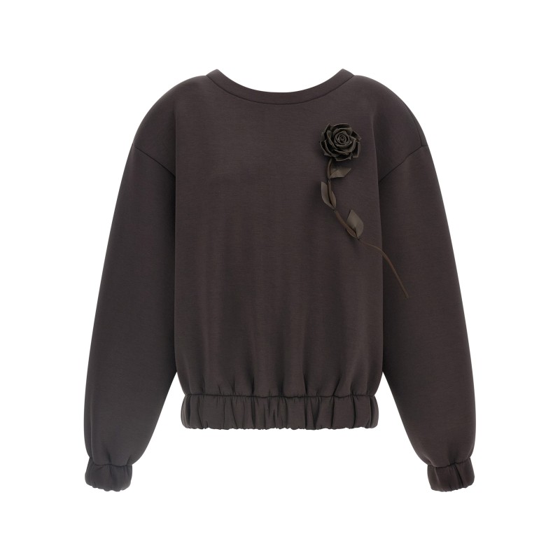 Removable Flower application sweatshirt