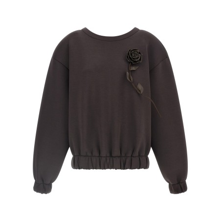 Removable Flower application sweatshirt