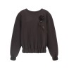Removable Flower application sweatshirt