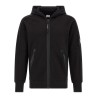 'Diagonal Raised Fleece' sweatshirt with Lens detail