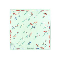 'En Attendant la Vague' print scarf