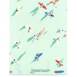 'En Attendant la Vague' print scarf