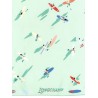 'En Attendant la Vague' print scarf